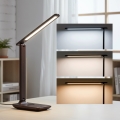 Brilagi - LED Ρυθμιζόμενη επιτραπέζια λάμπα MODO LED/7W/230V 3000/4000/6500K καφέ