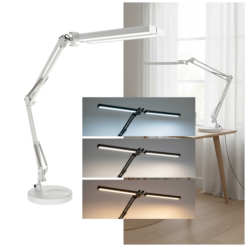 Brilagi - LED Ρυθμιζόμενη επιτραπέζια λάμπα VARIO LED/15W/230V 3000-6000K λευκή