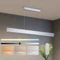 Brilagi - LED Ρυθμιζόμενο Φως με καλώδιο SLEEKLINE SMART LED/40W/230V 3000-6000K Wi-Fi Tuya ασημένιο + τηλεχειριστήριο