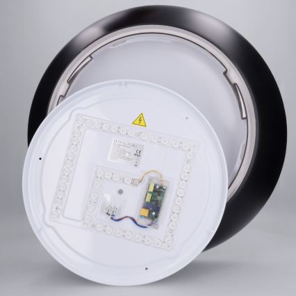 Brilagi - LED Ρυθμιζόμενο φωτιστικό οροφής ALVA LED/48W/230V 3000-6500K Ø 51 εκ. μαύρο + τηλεχειριστήριο