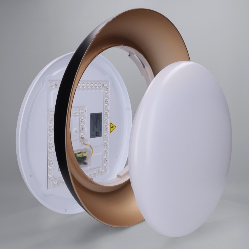 Brilagi - LED Ρυθμιζόμενο φωτιστικό οροφής ALVA LED/48W/230V 3000-6500K Ø 51 εκ. μαύρο + τηλεχειριστήριο
