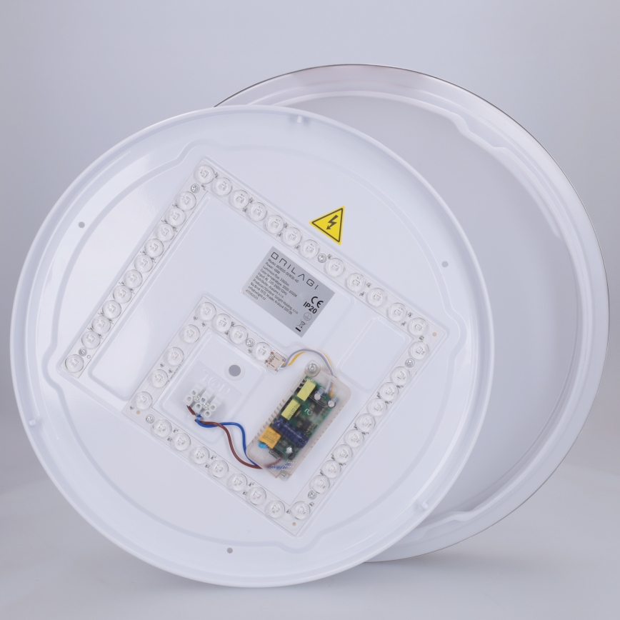 Brilagi - Ρυθμιζόμενο LED φωτιστικό οροφής FANCIA LED/48W/230V 3000-6500K διάμ. 39 cm ανθρακί + τηλεχειριστήριο