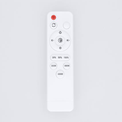 Brilagi - Ρυθμιζόμενο LED φωτιστικό οροφής FANCIA LED/48W/230V 3000-6500K διάμ. 39 cm ανθρακί + τηλεχειριστήριο