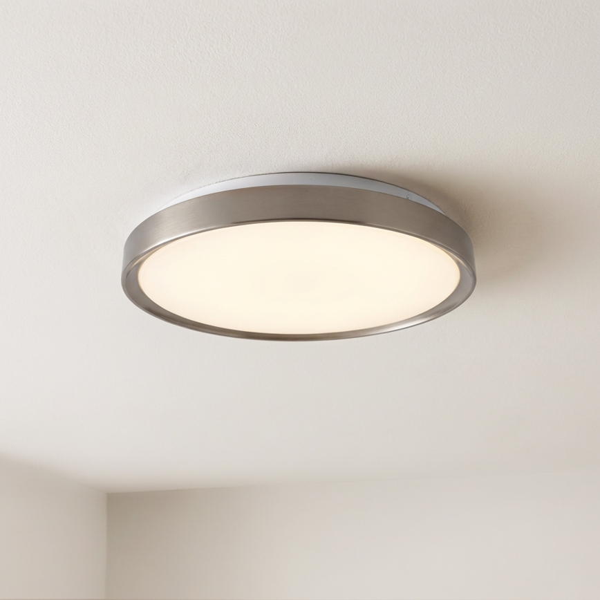 Brilagi - LED Ρυθμιζόμενο φωτιστικό οροφής FANCIA LED/48W/230V 3000-6500K Ø 39 cm ασημί + τηλεχειριστήριο