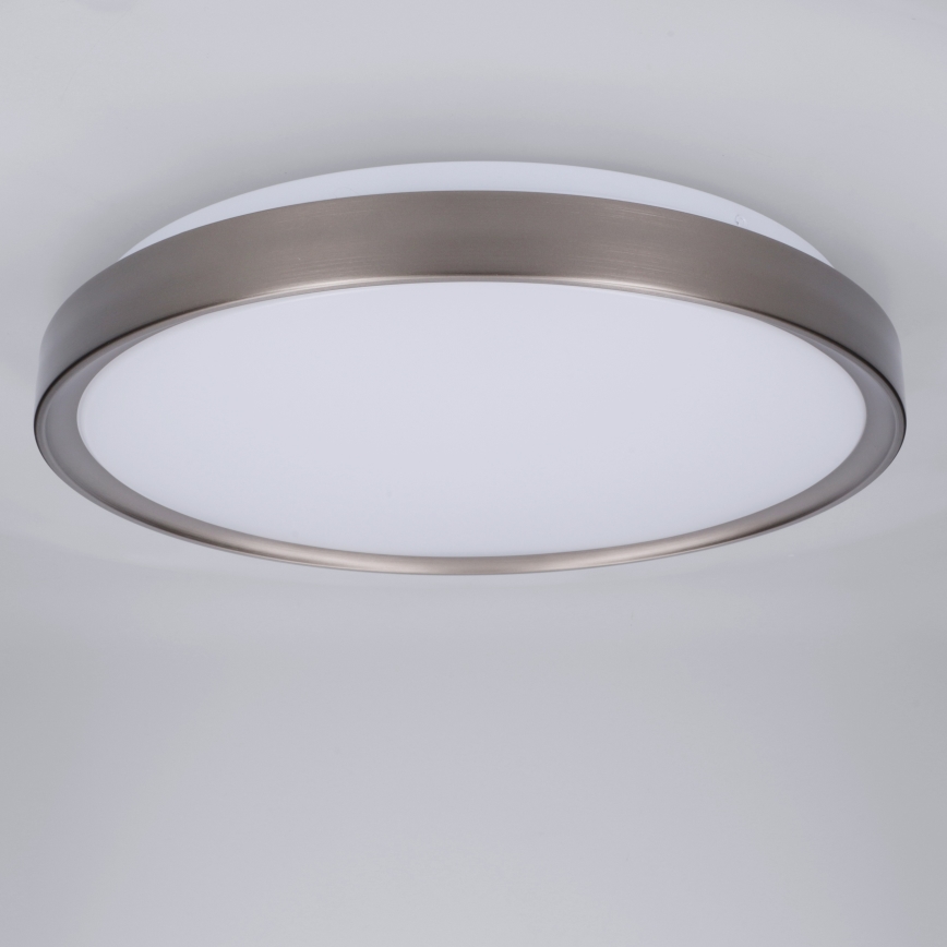Brilagi - LED Ρυθμιζόμενο φωτιστικό οροφής FANCIA LED/48W/230V 3000-6500K Ø 39 cm ασημί + τηλεχειριστήριο
