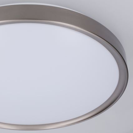 Brilagi - LED Ρυθμιζόμενο φωτιστικό οροφής FANCIA LED/48W/230V 3000-6500K Ø 39 cm ασημί + τηλεχειριστήριο