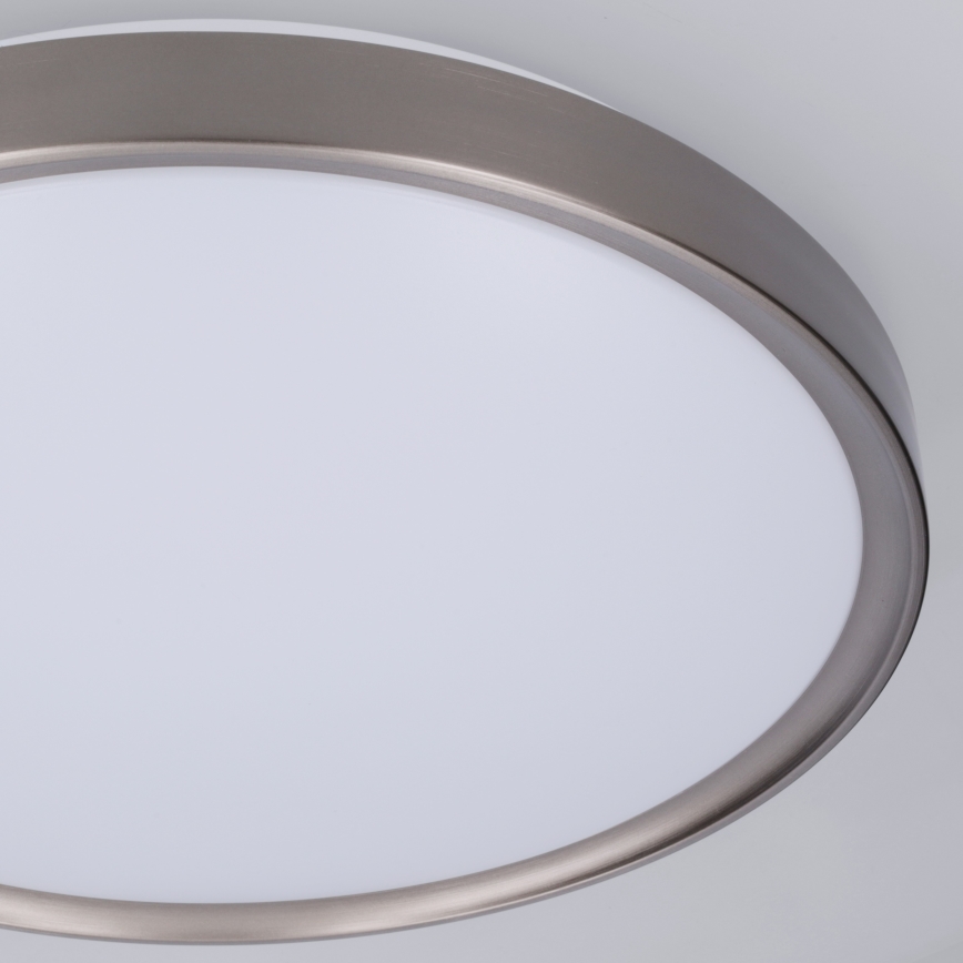 Brilagi - LED Ρυθμιζόμενο φωτιστικό οροφής FANCIA LED/48W/230V 3000-6500K Ø 39 cm ασημί + τηλεχειριστήριο