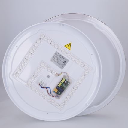 Brilagi - LED Ρυθμιζόμενο φωτιστικό οροφής FANCIA LED/48W/230V 3000-6500K Ø 39 cm ασημί + τηλεχειριστήριο