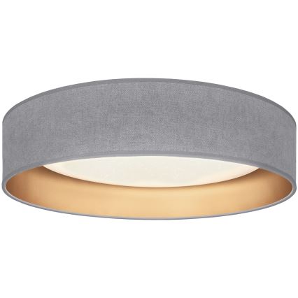 Brilagi - Ρυθμιζόμενο φωτιστικό οροφής LED VELVET SMARTIX STARS LED/36W/230V 3000-6000K διάμ. 55 cm γκρι/χρυσό Wi-Fi Tuya Beacon + τηλεχειριστήριο