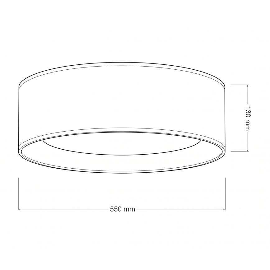 Brilagi - Ρυθμιζόμενο φωτιστικό οροφής LED VELVET SMARTIX STARS LED/36W/230V 3000-6000K διάμ. 55 cm γκρι/χρυσό Wi-Fi Tuya Beacon + τηλεχειριστήριο
