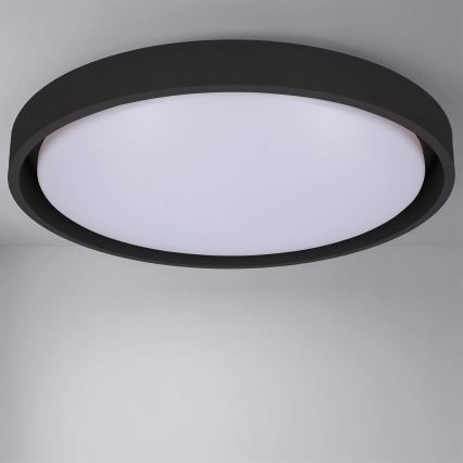 Brilagi - Ρυθμιζόμενο LED φωτιστικό οροφής MATTEO LED/60W/230V 3000-6500K διάμ. 51,5 cm μαύρο + τηλεχειριστήριο