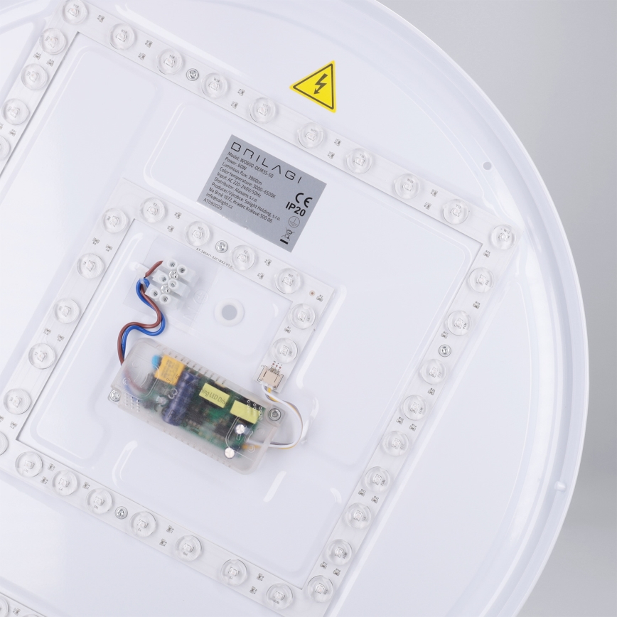 Brilagi - Ρυθμιζόμενο LED οροφής φωτιστικό NANCI LED/60W/230V 3000–6500K Ø 49 cm λευκό + τηλεχειριστήριο