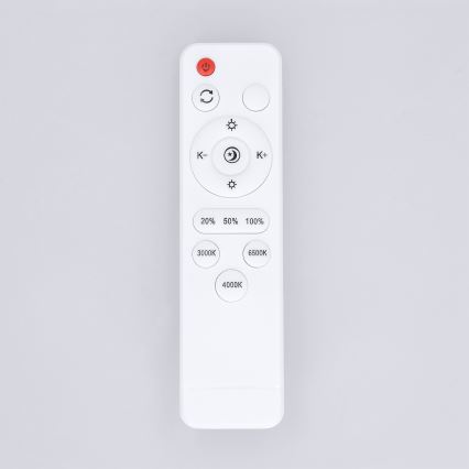 Brilagi - Ρυθμιζόμενο LED οροφής φωτιστικό NANCI LED/60W/230V 3000–6500K Ø 49 cm λευκό + τηλεχειριστήριο