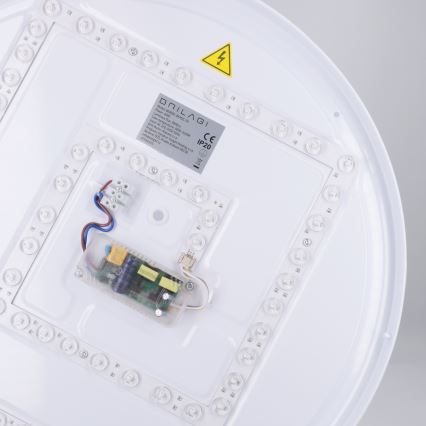 Brilagi - Ρυθμιζόμενο LED οροφής φωτιστικό NANCI LED/60W/230V 3000–6500K Ø 49 cm λευκό + τηλεχειριστήριο