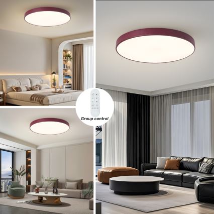 Brilagi - Ρυθμιζόμενο LED φωτιστικό POOL SMART LED/100W/230V διάμ. 80 cm 3000-6000K Wi-Fi Tuya + τηλεχειριστήριο μπορντό