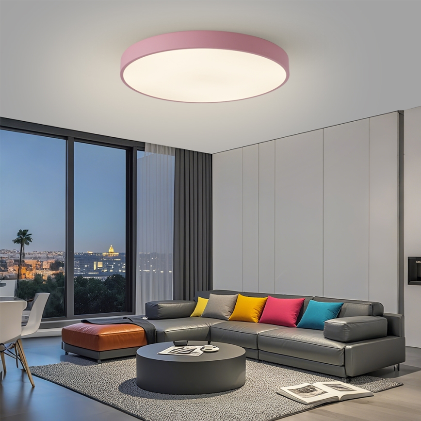 Brilagi - Ρυθμιζόμενο φωτιστικό LED POOL SMART LED/100W/230V, διάμετρος 80 cm, 3000-6000K, Wi-Fi Tuya + τηλεχειριστήριο, ροζ