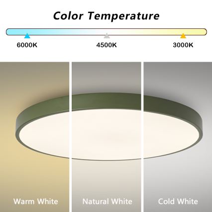 Brilagi - Ρυθμιζόμενο φωτιστικό LED POOL SMART LED/128W/230V διάμ. 100 cm 3000-6000K Wi-Fi Tuya + τηλεχειριστήριο πράσινο