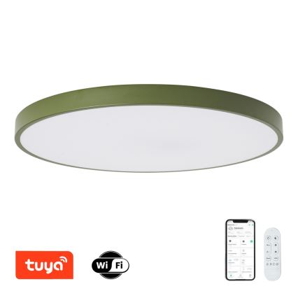 Brilagi - Ρυθμιζόμενο φωτιστικό LED POOL SMART LED/128W/230V διάμ. 100 cm 3000-6000K Wi-Fi Tuya + τηλεχειριστήριο πράσινο