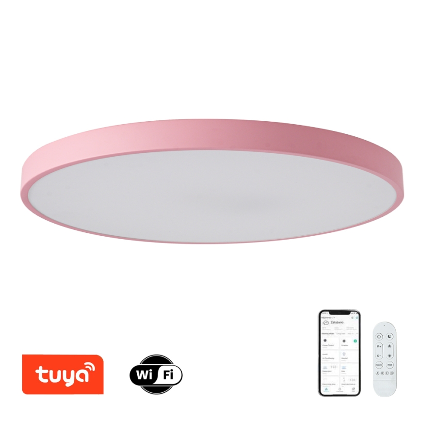 Brilagi - Ρυθμιζόμενο φωτιστικό LED POOL SMART LED/128W/230V Ø 100 cm Wi‑Fi Tuya + τηλεχειριστήριο ροζ