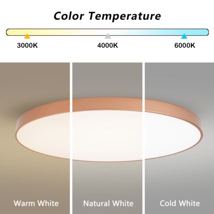 BRILAGI - LED Ρυθμιζόμενο φωτιστικό οροφής POOL SMART LED/180W/230V 3000-6000K 120 cm μπρονζέ Wi-Fi Tuya + τηλεχειριστήριο