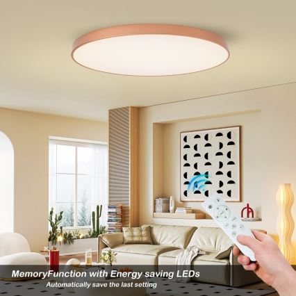BRILAGI - LED Ρυθμιζόμενο φωτιστικό οροφής POOL SMART LED/180W/230V 3000-6000K 120 cm μπρονζέ Wi-Fi Tuya + τηλεχειριστήριο