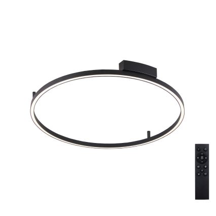 Brilagi - LED ρυθμιζόμενο φωτιστικό οροφής PORTOFINO LED/60W/230V 3000-6000K διάμ. 80 εκ. μαύρο + τηλεχειριστήριο