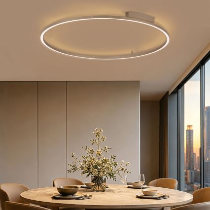 Brilagi - Ρυθμιζόμενο LED φωτιστικό οροφής PORTOFINO LED/85W/230V 3000-6000K διάμετρος 120 εκ. μπεζ + τηλεχειριστήριο