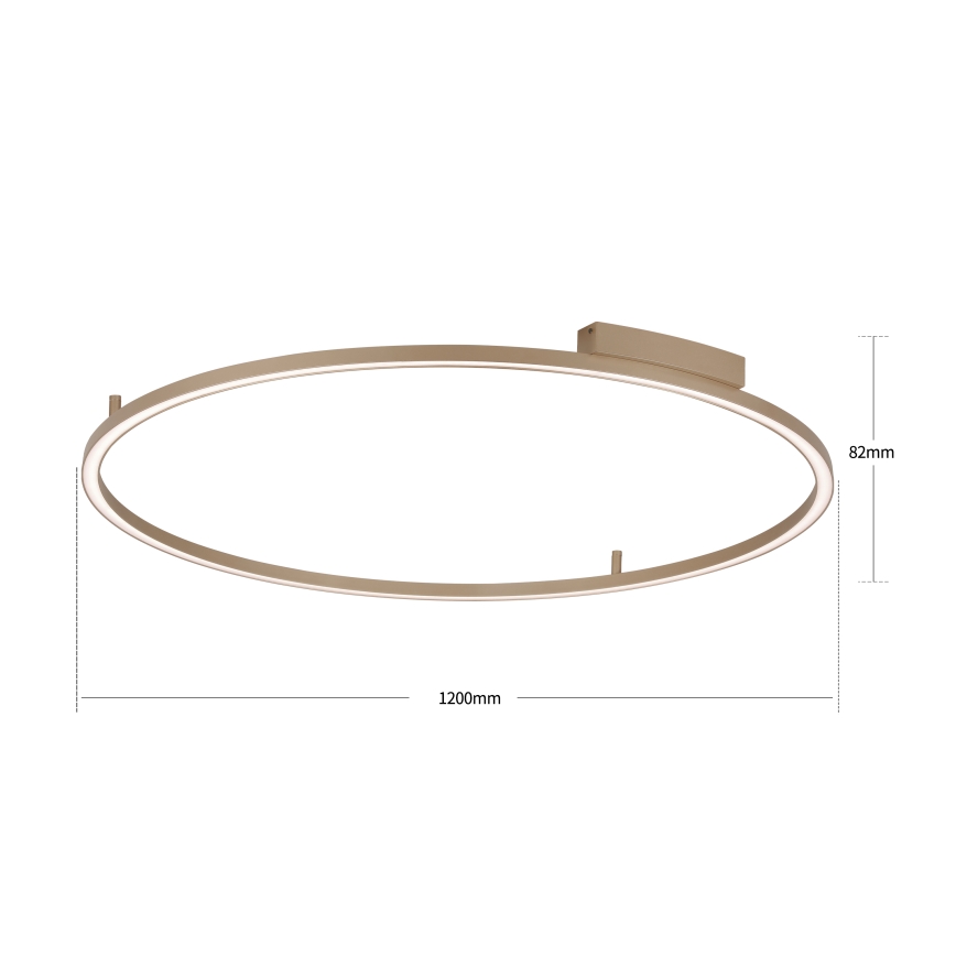 Brilagi - Ρυθμιζόμενο LED φωτιστικό οροφής PORTOFINO LED/85W/230V 3000-6000K διάμετρος 120 εκ. μπεζ + τηλεχειριστήριο