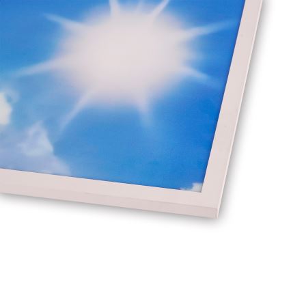 Brilagi - Ρυθμιζόμενο LED φωτιστικό οροφής SLIMFRAME SKY LED/58W/230V 60x60 cm 3000-6000K ασημί/μπλε + τηλεχειριστήριο