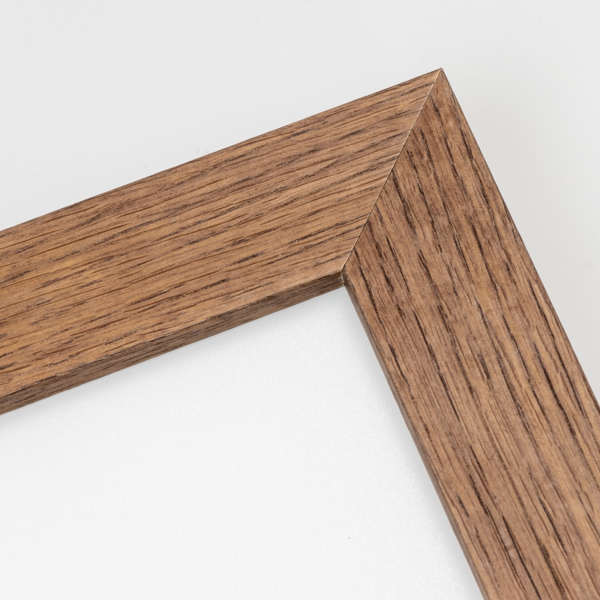 Brilagi - Ρυθμιζόμενο LED φωτιστικό οροφής SLIMFRAME WOOD LED/36W/230V 49,5x49,5 cm 3000-6000K σκούρο καφέ + τηλεχειριστήριο