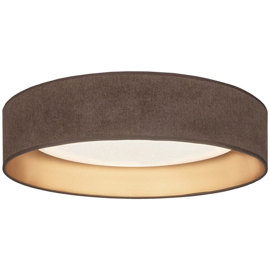 Brilagi - Ρυθμιζόμενο φωτιστικό οροφής VELVET SMARTIX STARS LED/24W/230V 3000–6000K διάμ. 45 cm καφέ/χρυσό Wi-Fi Tuya Beacon + τηλεχειριστήριο