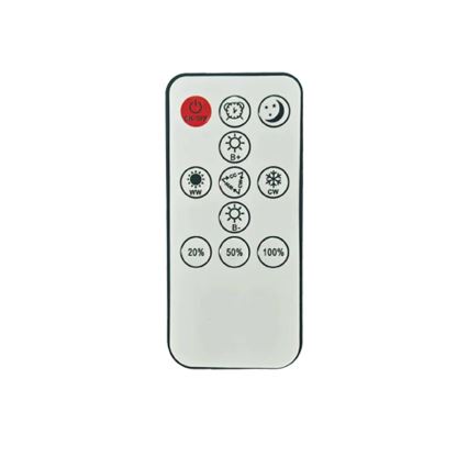 Brilagi - LED ρυθμιζόμενο φωτιστικό οροφής ULTRA SLIM LED/18W/230V 2700-6500K 30x30 cm μαύρο + τηλεχειριστήριο