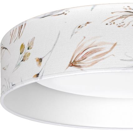Brilagi - Ρυθμιζόμενο LED φωτιστικό οροφής VELVET SMARTIX STARS LED/24W/230V 3000-6000K Ø 45 cm λευκό/λουλούδια Wi-Fi Tuya Beacon + τηλεχειριστήριο