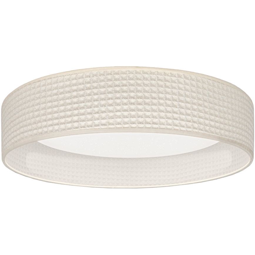 Brilagi - Ρυθμιζόμενο φωτιστικό οροφής LED VELVET SMARTIX STARS LED/24W/230V 3000–6000K Ø 45 εκ. σε κρεμ απόχρωση Wi‑Fi Tuya Beacon + τηλεχειριστήριο