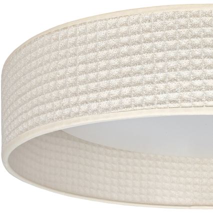 Brilagi - Ρυθμιζόμενο φωτιστικό οροφής LED VELVET SMARTIX STARS LED/24W/230V 3000–6000K Ø 45 εκ. σε κρεμ απόχρωση Wi‑Fi Tuya Beacon + τηλεχειριστήριο