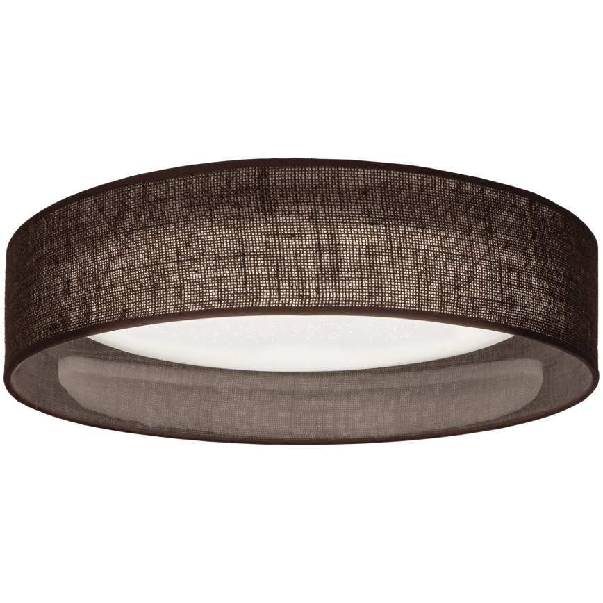 Brilagi - Ρυθμιζόμενο LED φωτιστικό οροφής VELVET SMARTIX STARS LED/36W/230V 3000-6000K Ø 55 cm καφέ Wi-Fi Tuya Beacon + τηλεχειριστήριο