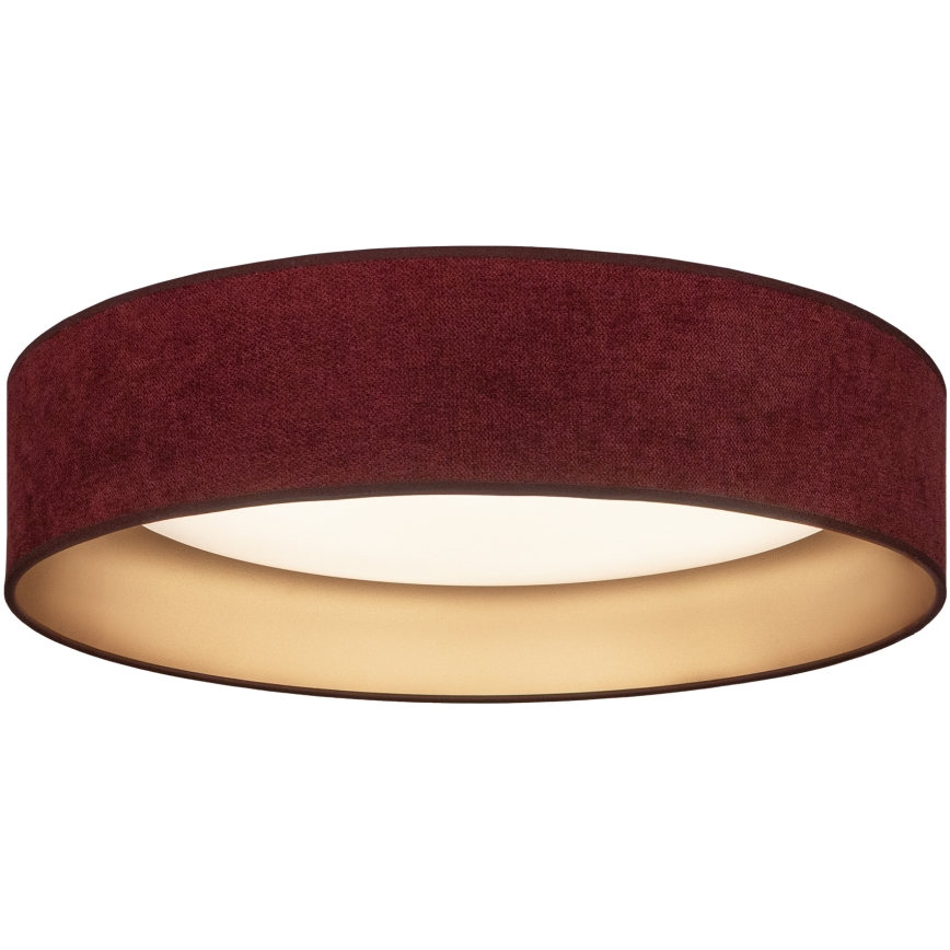 Brilagi - Ρυθμιζόμενο LED φωτιστικό οροφής VELVET SMARTIX LED/24W/230V 3000-6000K Ø 45 cm μπορντό/χρυσό Wi-Fi Tuya Beacon + τηλεχειριστήριο