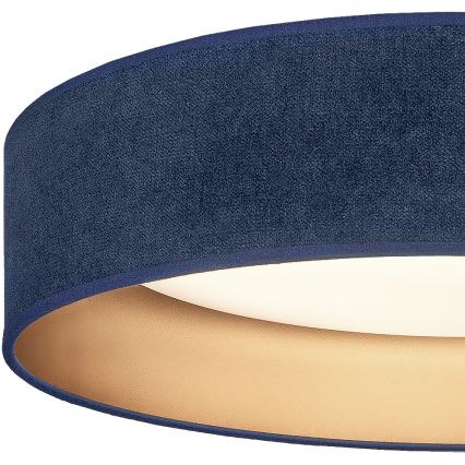 Brilagi - Ρυθμιζόμενο φωτιστικό οροφής LED VELVET SMARTIX LED/24W/230V 3000-6000K Ø 45 cm μπλε/χρυσό Wi-Fi Tuya Beacon + τηλεχειριστήριο