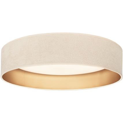 Brilagi - LED ρυθμιζόμενο φωτιστικό οροφής VELVET SMARTIX LED/24W/230V 3000-6000K διάμ. 45 cm κρεμ/χρυσό Wi-Fi Tuya Beacon + τηλεχειριστήριο