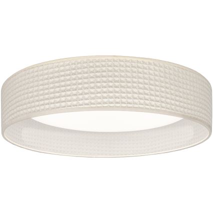 Brilagi - Ρυθμιζόμενο φωτιστικό οροφής LED VELVET SMARTIX LED/24W/230V 3000–6000K Ø 45 cm σε κρεμ απόχρωση Wi‑Fi Tuya Beacon + τηλεχειριστήριο