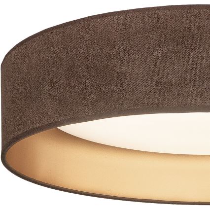 Brilagi - Ρυθμιζόμενο LED φωτιστικό οροφής VELVET SMARTIX LED/36W/230V 3000-6000K Ø 55 εκ. καφέ/χρυσό Wi-Fi Tuya Beacon + τηλεχειριστήριο