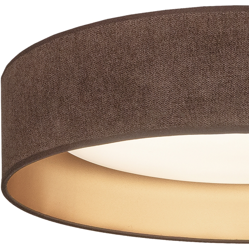 Brilagi - Ρυθμιζόμενο LED φωτιστικό οροφής VELVET SMARTIX LED/36W/230V 3000-6000K Ø 55 εκ. καφέ/χρυσό Wi-Fi Tuya Beacon + τηλεχειριστήριο