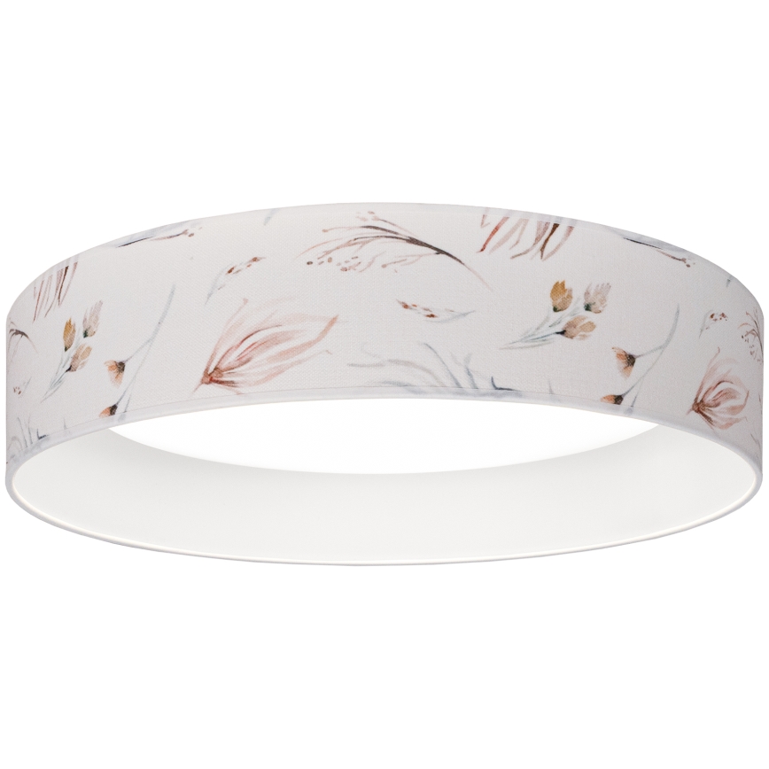 Brilagi - LED ρυθμιζόμενο φωτιστικό οροφής VELVET SMART VARI LED/36W/230V 3000-6500K Ø 55 cm λευκό/λουλούδια + με τηλεχειριστήριο