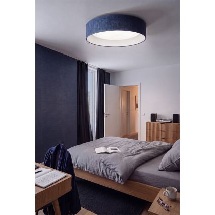 Brilagi - Ρυθμιζόμενο LED φωτιστικό οροφής VELVET SMART VARI LED/36W/230V 3000-6500K Ø 55 cm μπλε + τηλεχειριστήριο