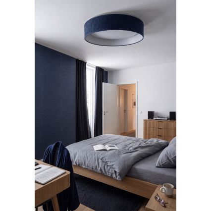 Brilagi - Ρυθμιζόμενο LED φωτιστικό οροφής VELVET SMART VARI LED/36W/230V 3000-6500K Ø 55 cm μπλε + τηλεχειριστήριο