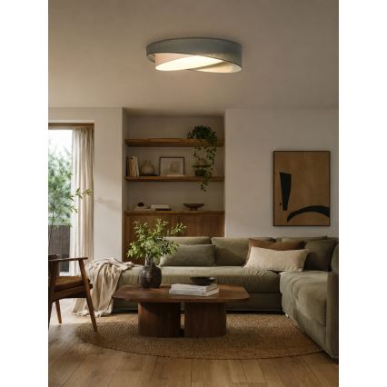BRILAGI - Ρυθμιζόμενο φωτιστικό οροφής LED VELVET TWIST LED/36W/230V 3000-6000K Ø 65 εκ. Wi-Fi Tuya Beacon πράσινο/λευκό + τηλεχειριστήριο