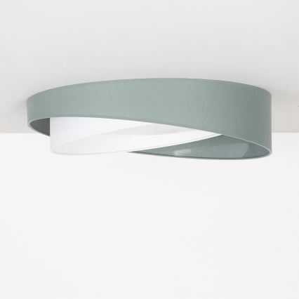 BRILAGI - Ρυθμιζόμενο φωτιστικό οροφής LED VELVET TWIST LED/36W/230V 3000-6000K Ø 65 εκ. Wi-Fi Tuya Beacon πράσινο/λευκό + τηλεχειριστήριο