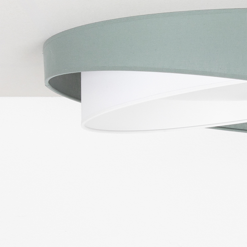 BRILAGI - Ρυθμιζόμενο φωτιστικό οροφής LED VELVET TWIST LED/36W/230V 3000-6000K Ø 65 εκ. Wi-Fi Tuya Beacon πράσινο/λευκό + τηλεχειριστήριο