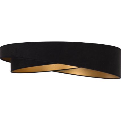 BRILAGI - Ρυθμιζόμενο LED φωτιστικό οροφής VELVET TWIST LED/36W/230V 3000-6000K Ø 65 cm Wi-Fi Tuya Beacon μαύρο/χρυσό + τηλεχειριστήριο