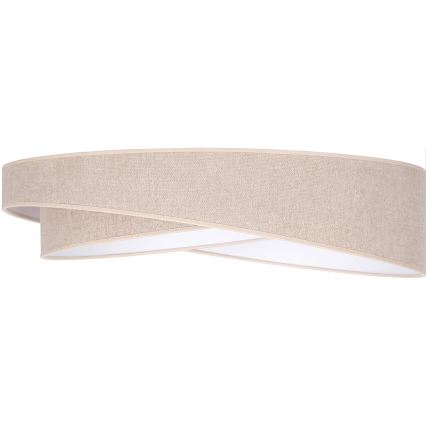 BRILAGI - LED Ρυθμιζόμενο φωτιστικό οροφής VELVET TWIST LED/36W/230V 3000-6000K διάμ. 65 εκ. Wi-Fi Tuya Beacon μπεζ + τηλεχειριστήριο